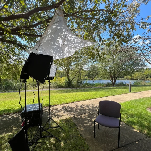 Let the location tell the story

Sometimes, it's best to keep things simple. Having a beautiful location takes the edge off the setup. All we needed here was a little diffusion and some return / light shaping to make this interview stand out. 

Ready to film your vision? Click the link in our bio to schedule a chat with our team.

 #Fivesixproductions #ProductionLife #CorporateVideo #creativedirection #setlife #VideoProduction #lasvegasvideoproduction